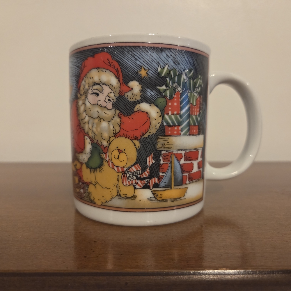 Santa Claus Christmas Mug With Picture Inside